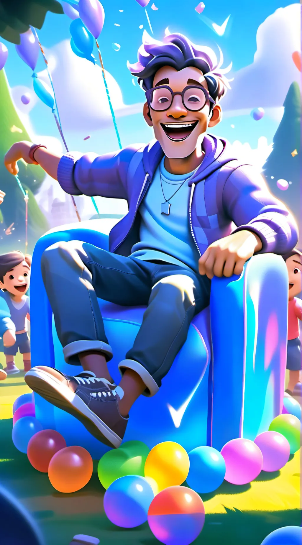 ai character:  babysitter background