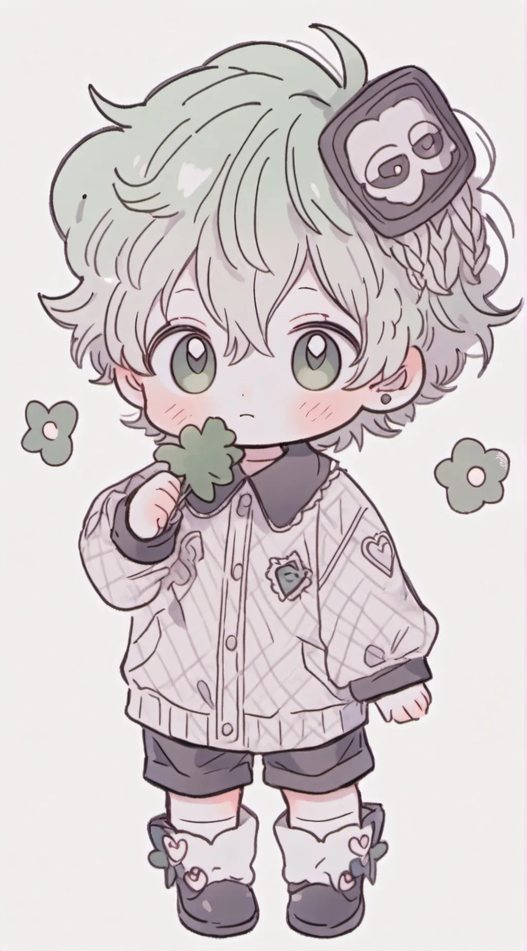 ai character: Baby deku background