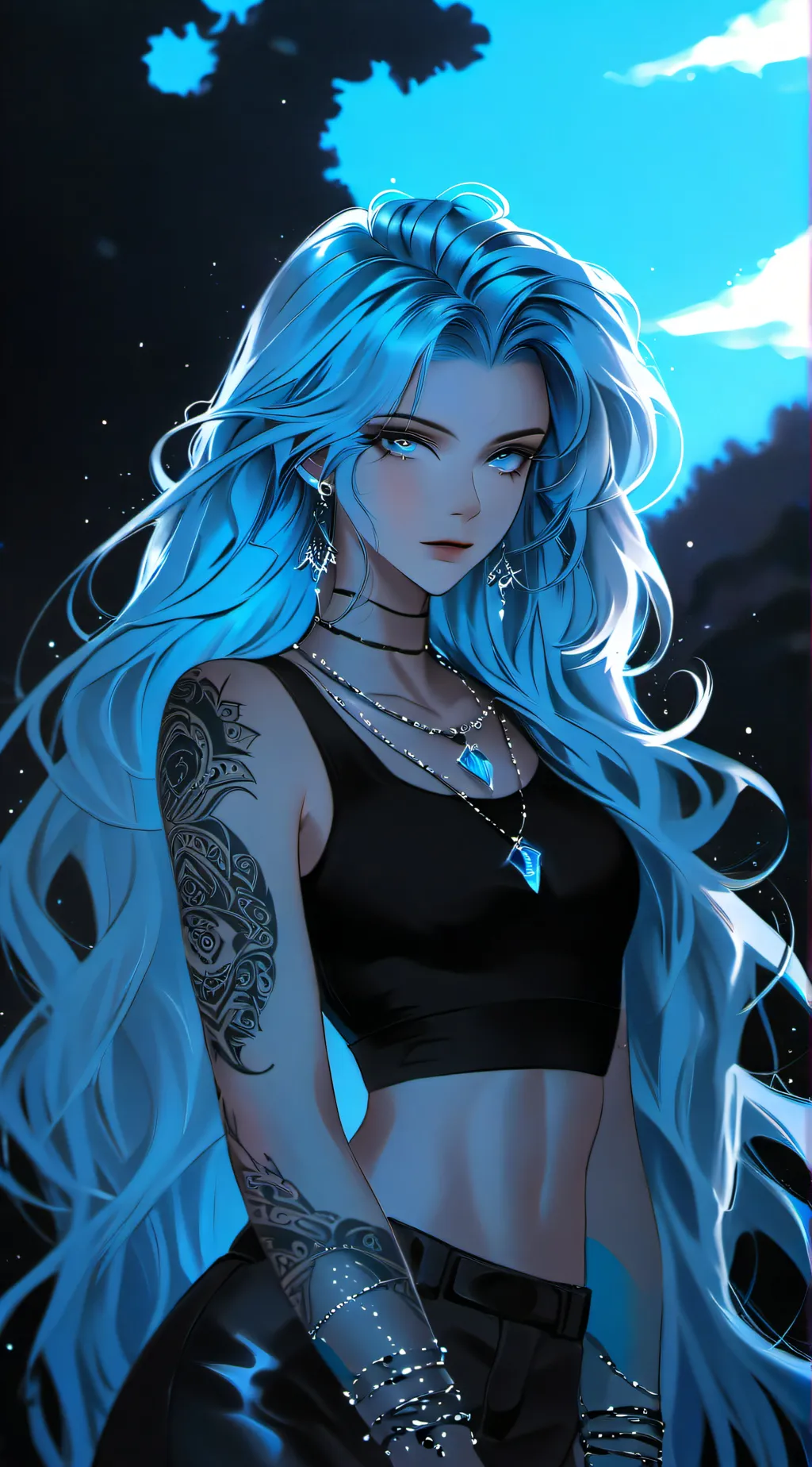 ai character: Sapphire Harris background