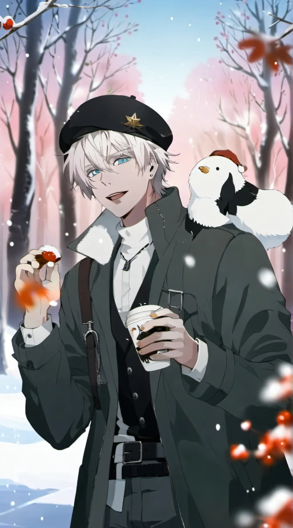 ai character: GoJo Saturo background