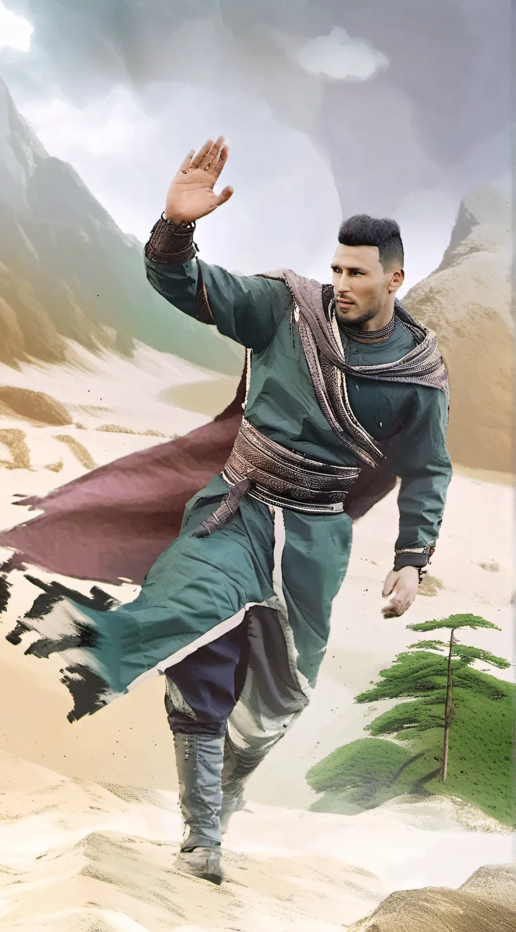 ai character: hamidsahari remake background