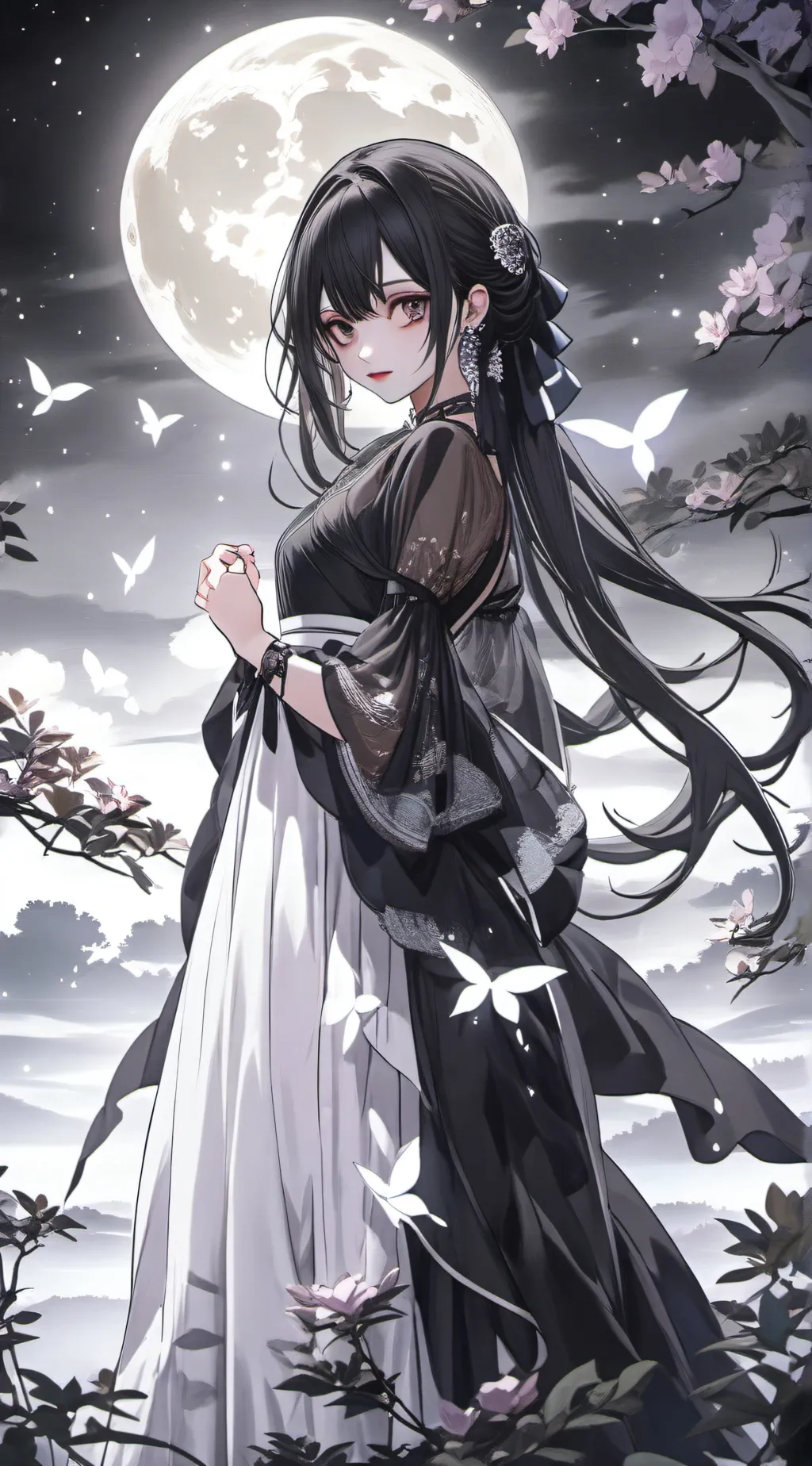 ai character: luna background