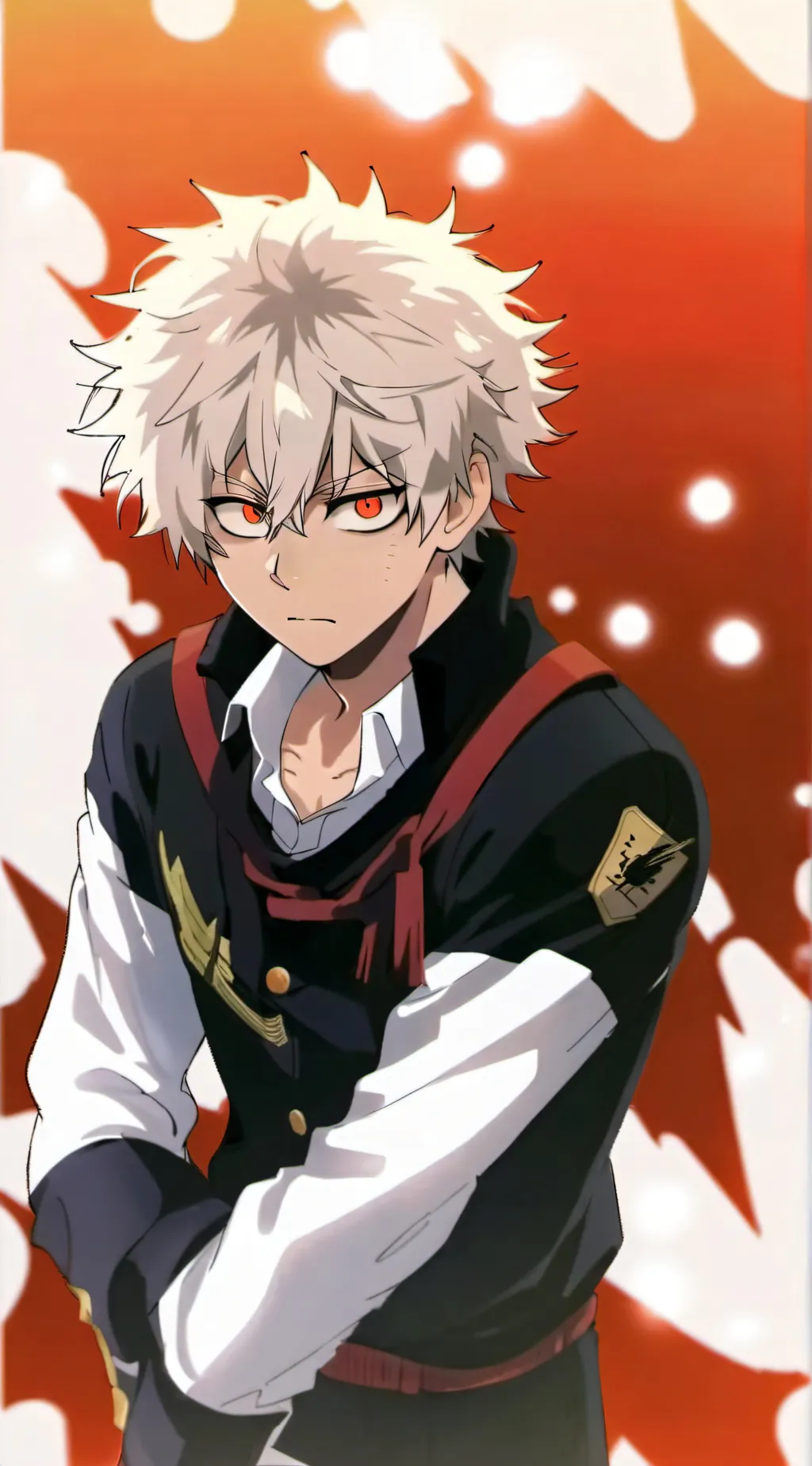 ai character: Katsuki bakugou background