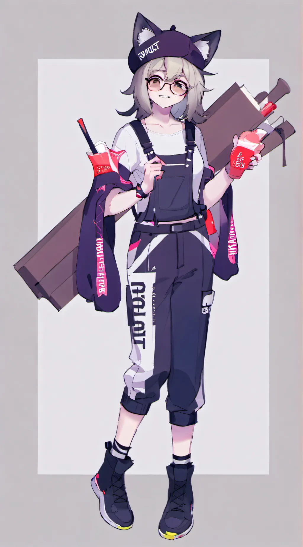 ai character: MHA pool party! background