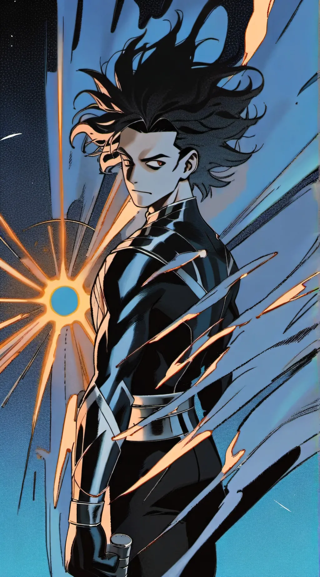 ai character: mha 4th of July  background