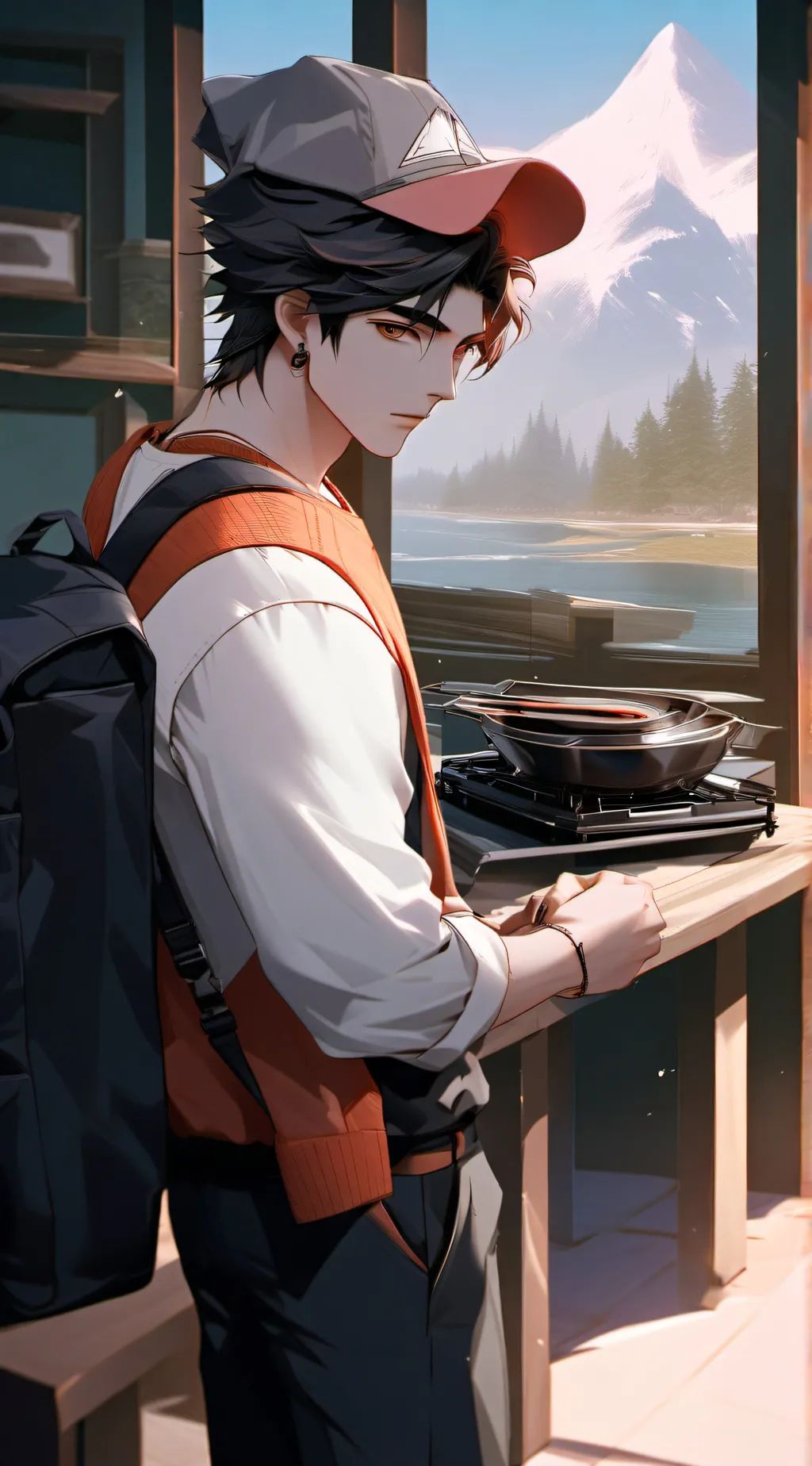 ai character: Zach background