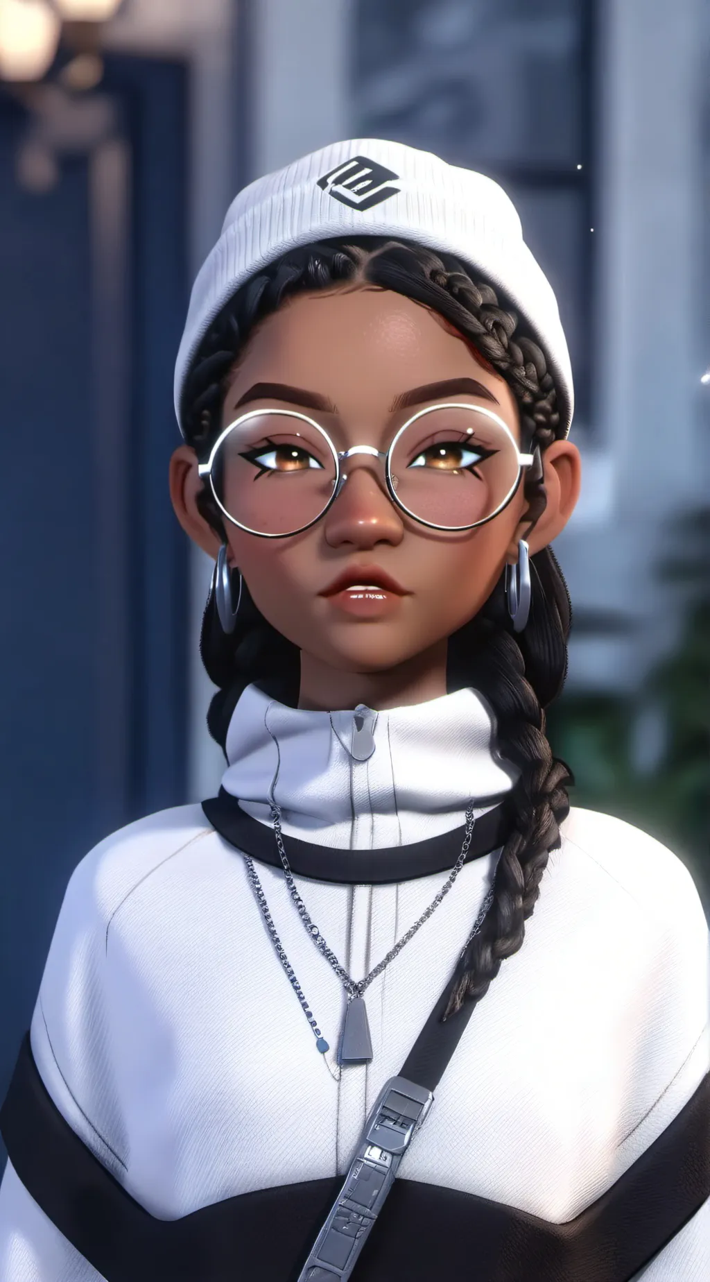 ai character: Izzy  background