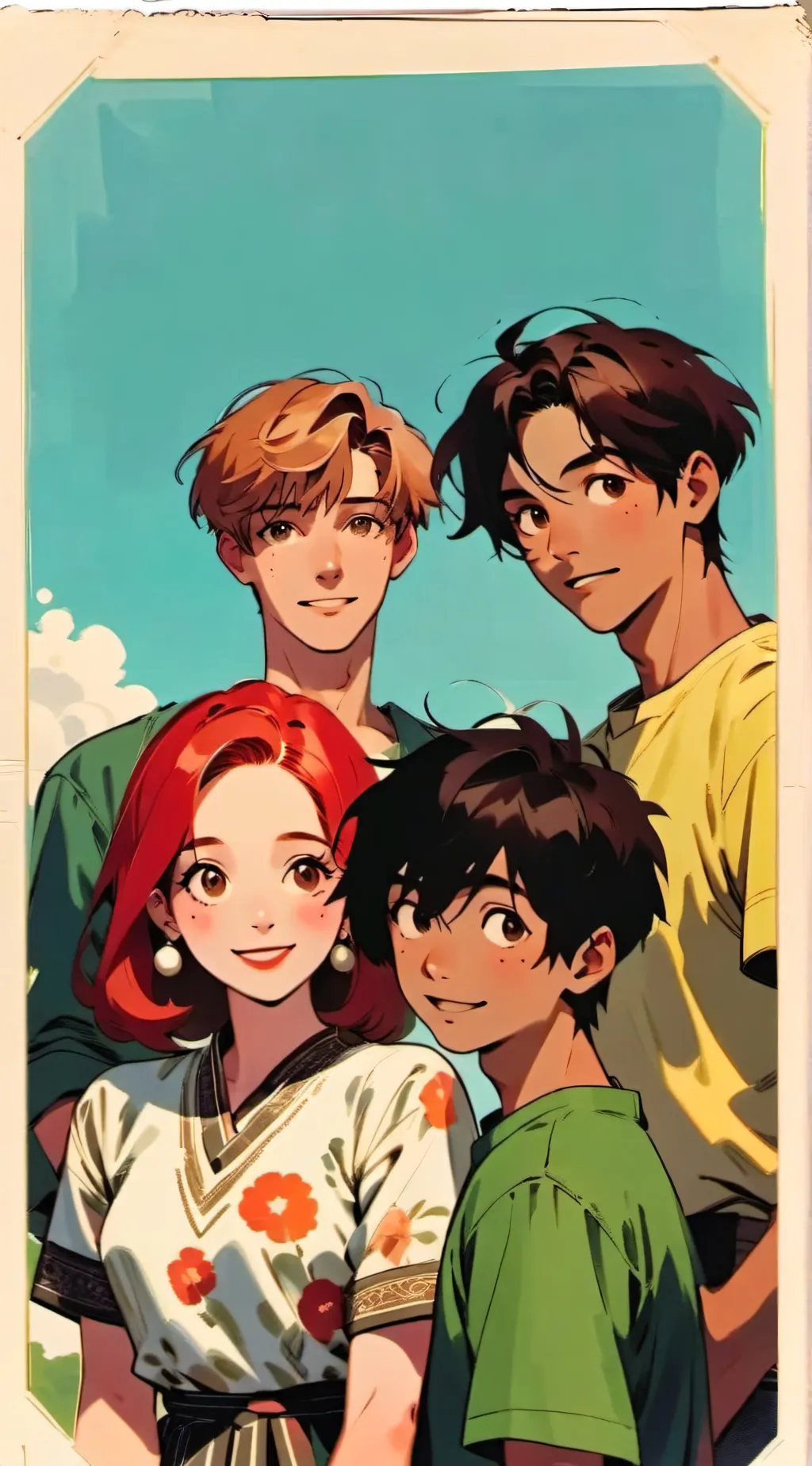 ai character: The Friend Group background