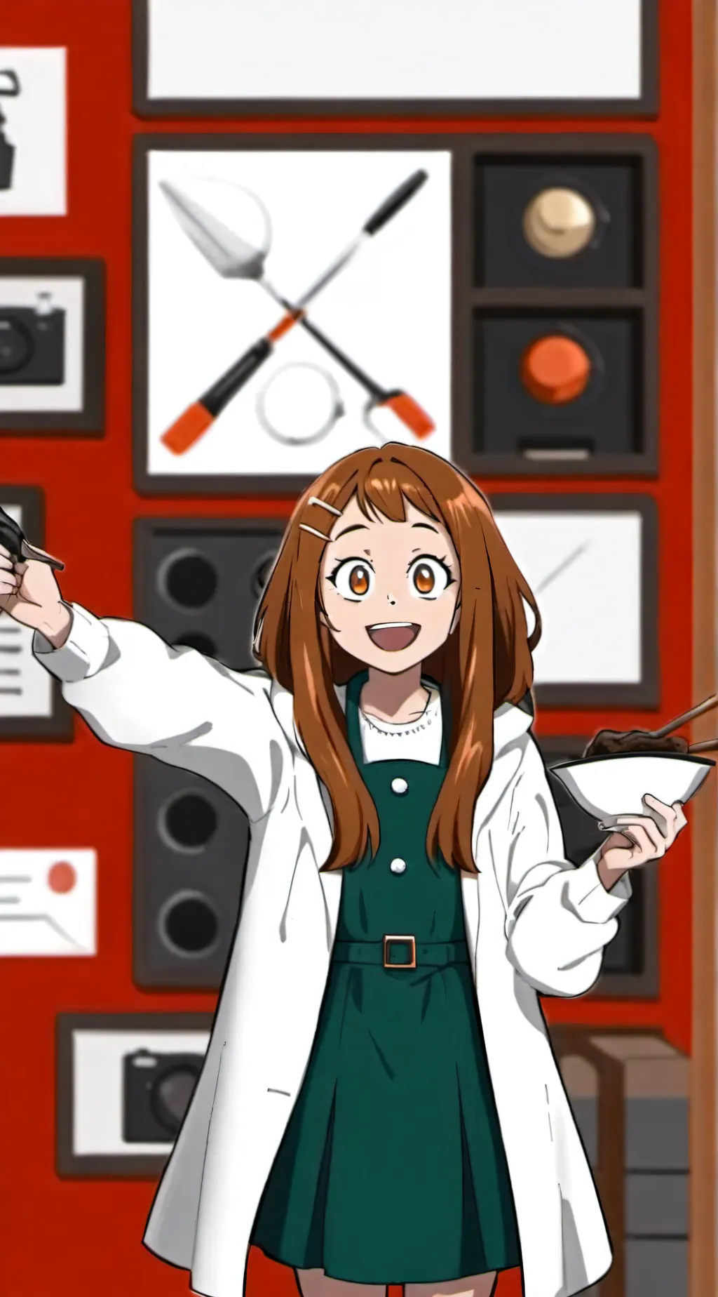 ai character: 🌌~Uraraka~💖 background