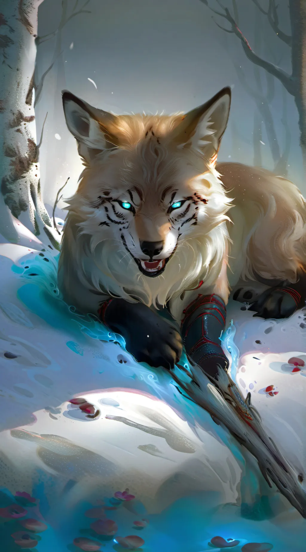 ai character: Sparrow. background