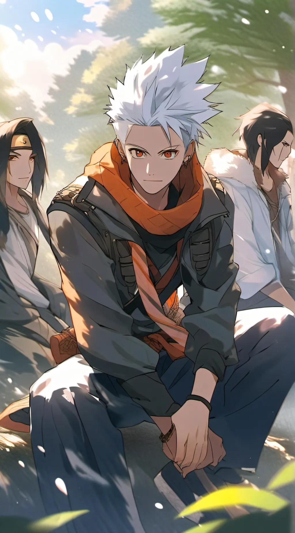 ai character: team 7 with sai background