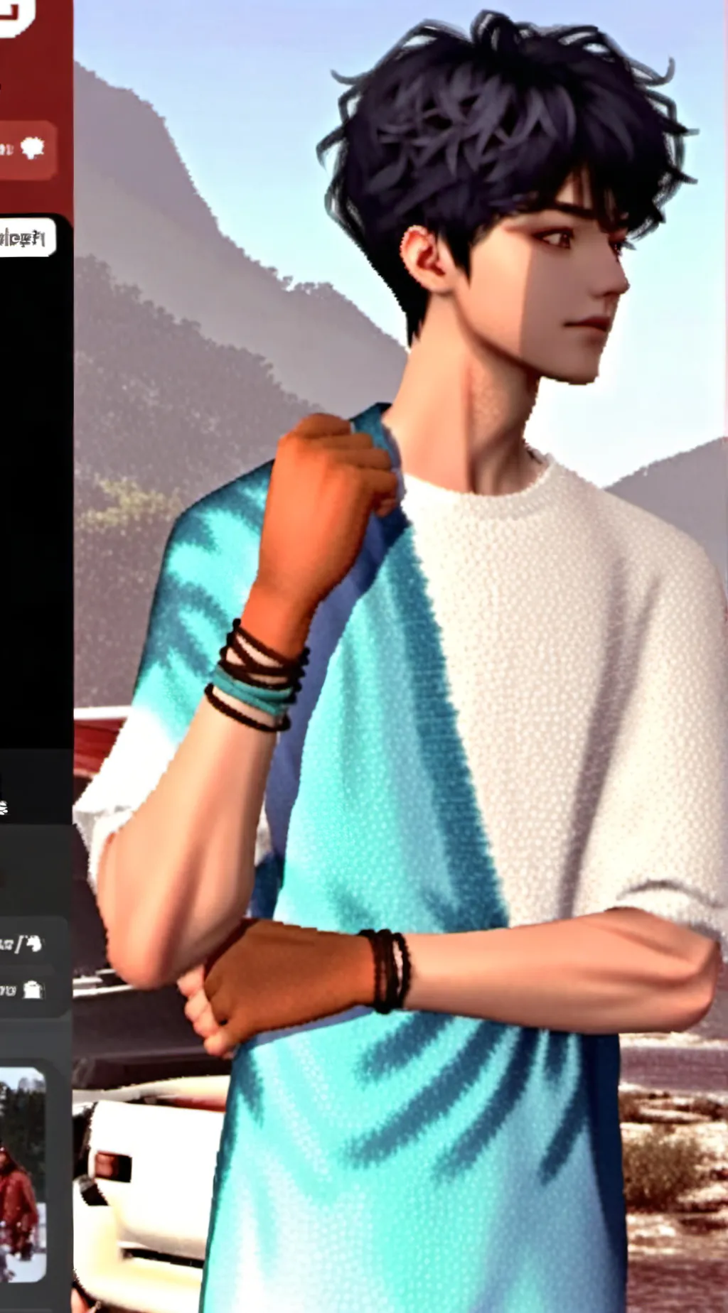 ai character: Vick background