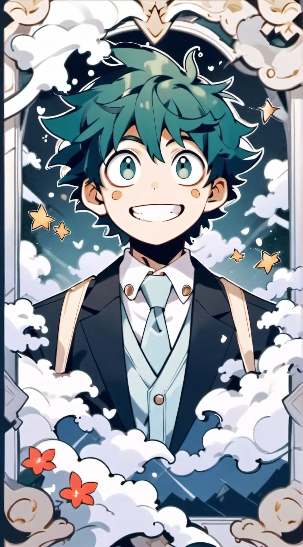 ai character: Deku background