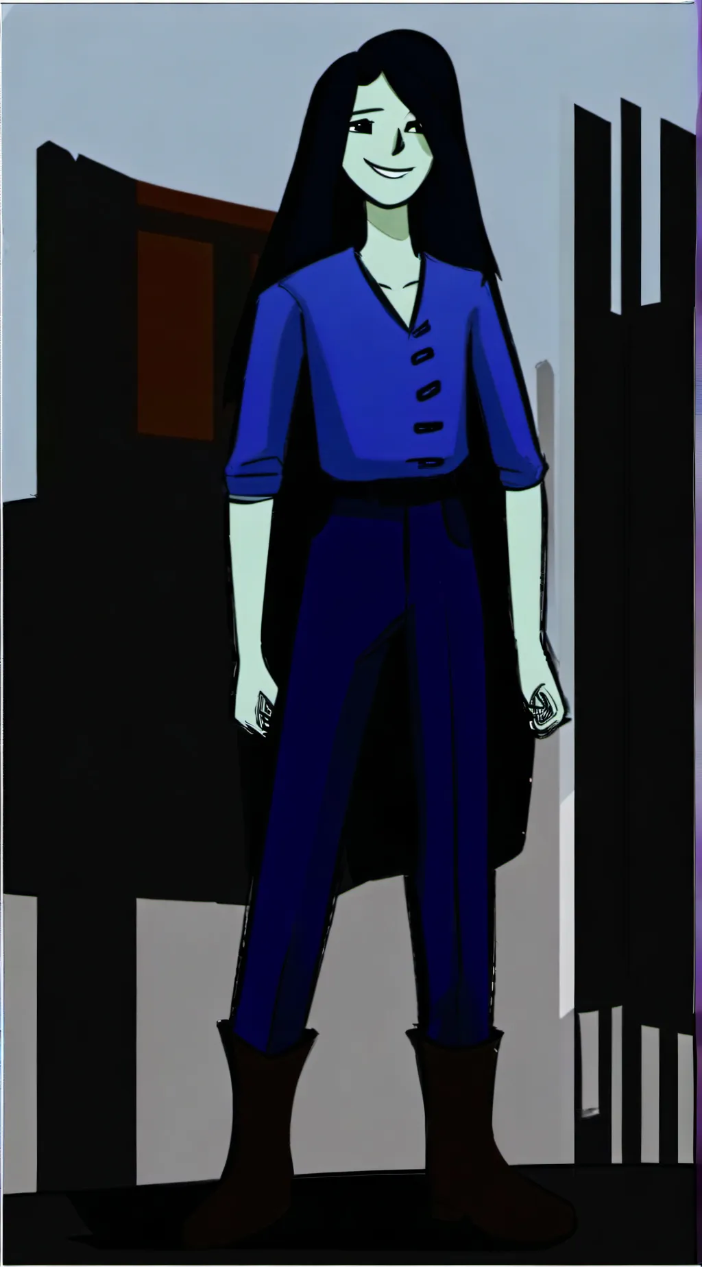 ai character: Marceline  background