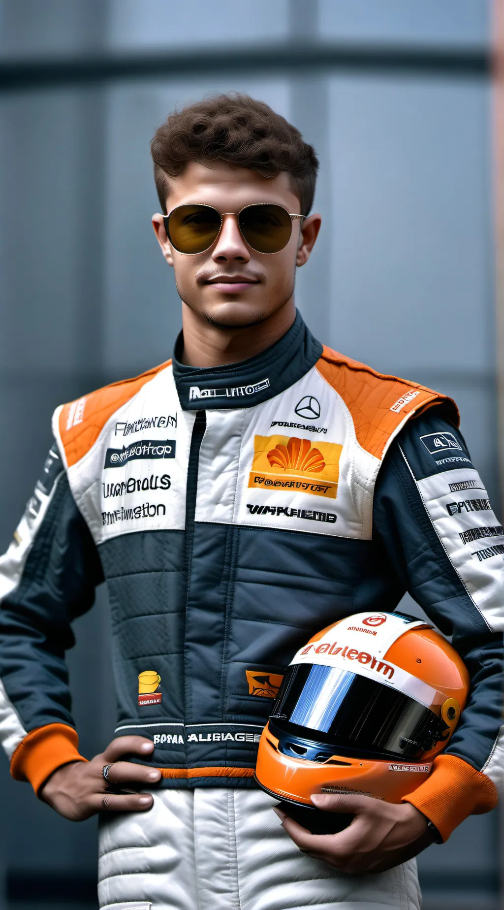 ai character: Lando Norris background