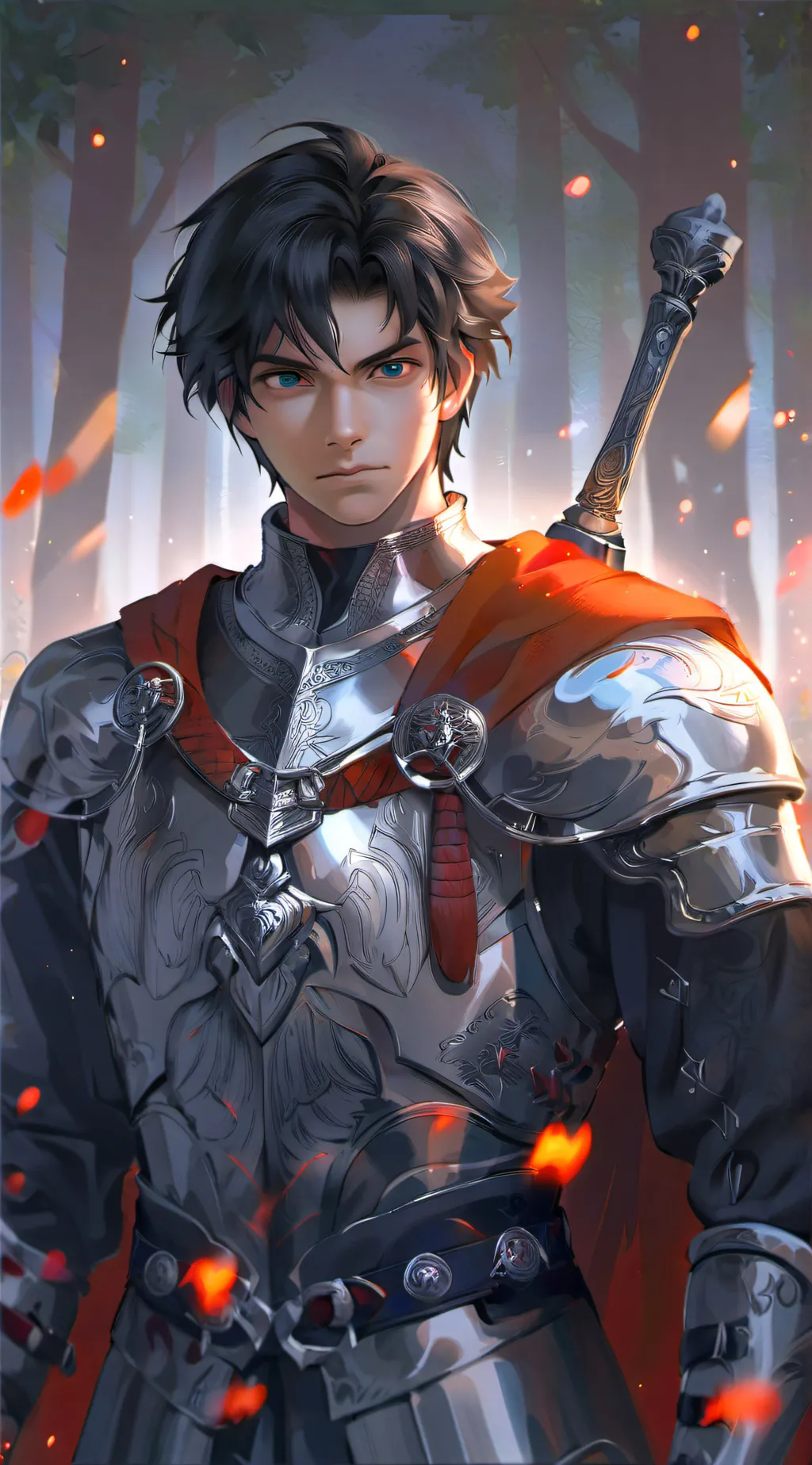 ai character: Raphael  background