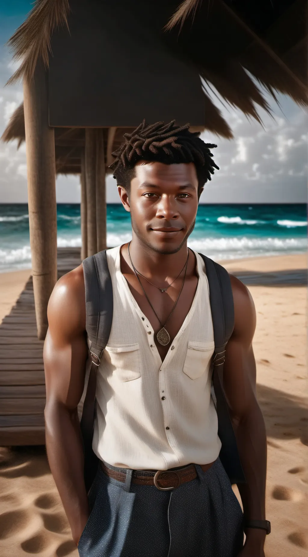 ai character: Pope. background