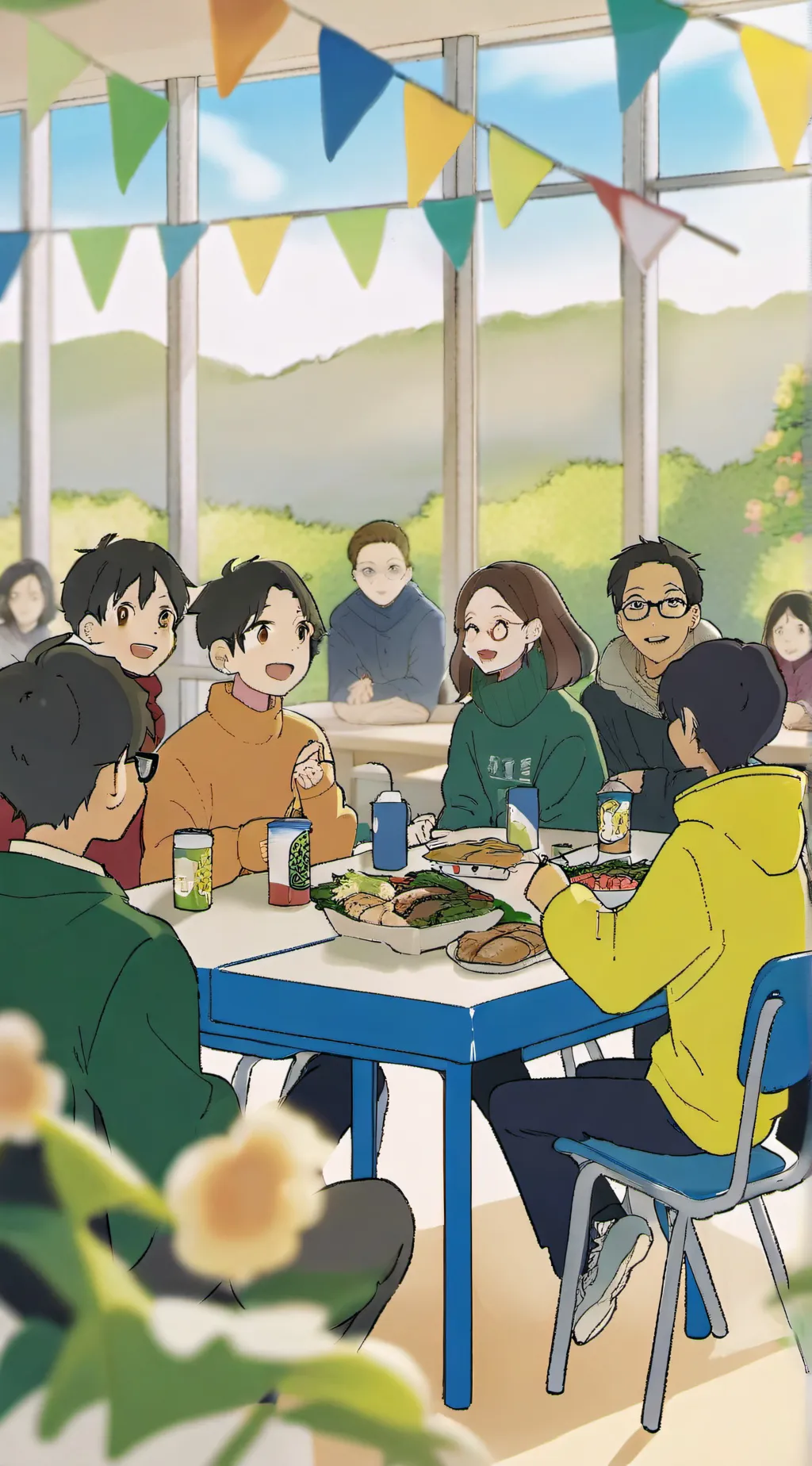 ai character: school background