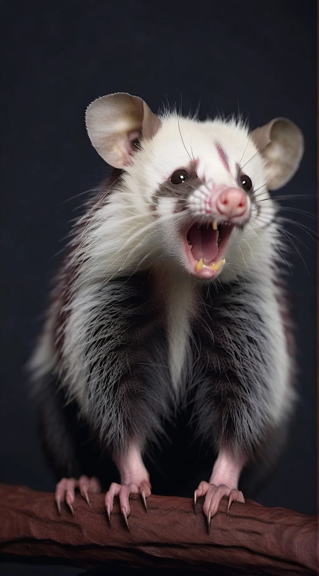 ai character: Opossum  background