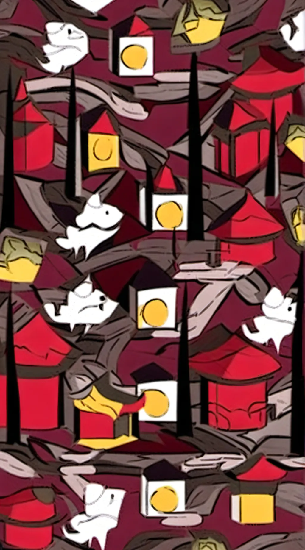 ai character: Hazbin hotel mad background