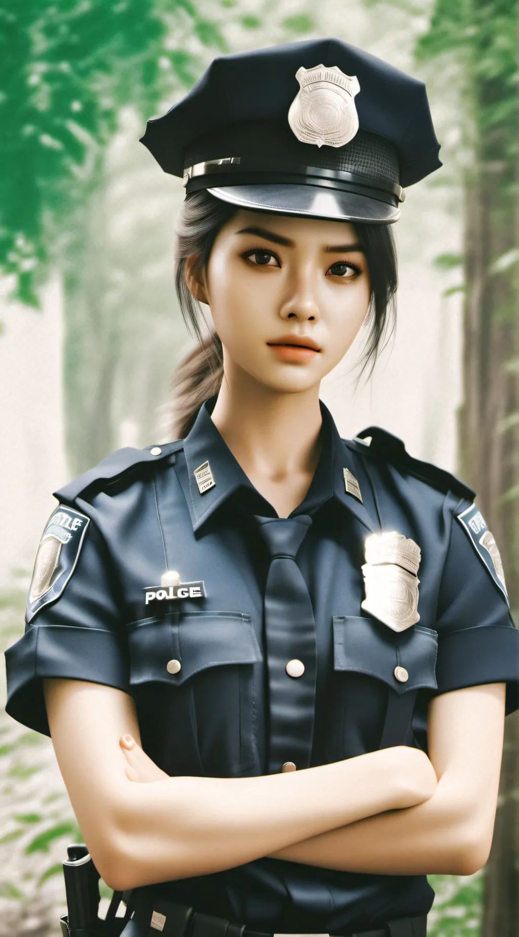 ai character: possessed police background