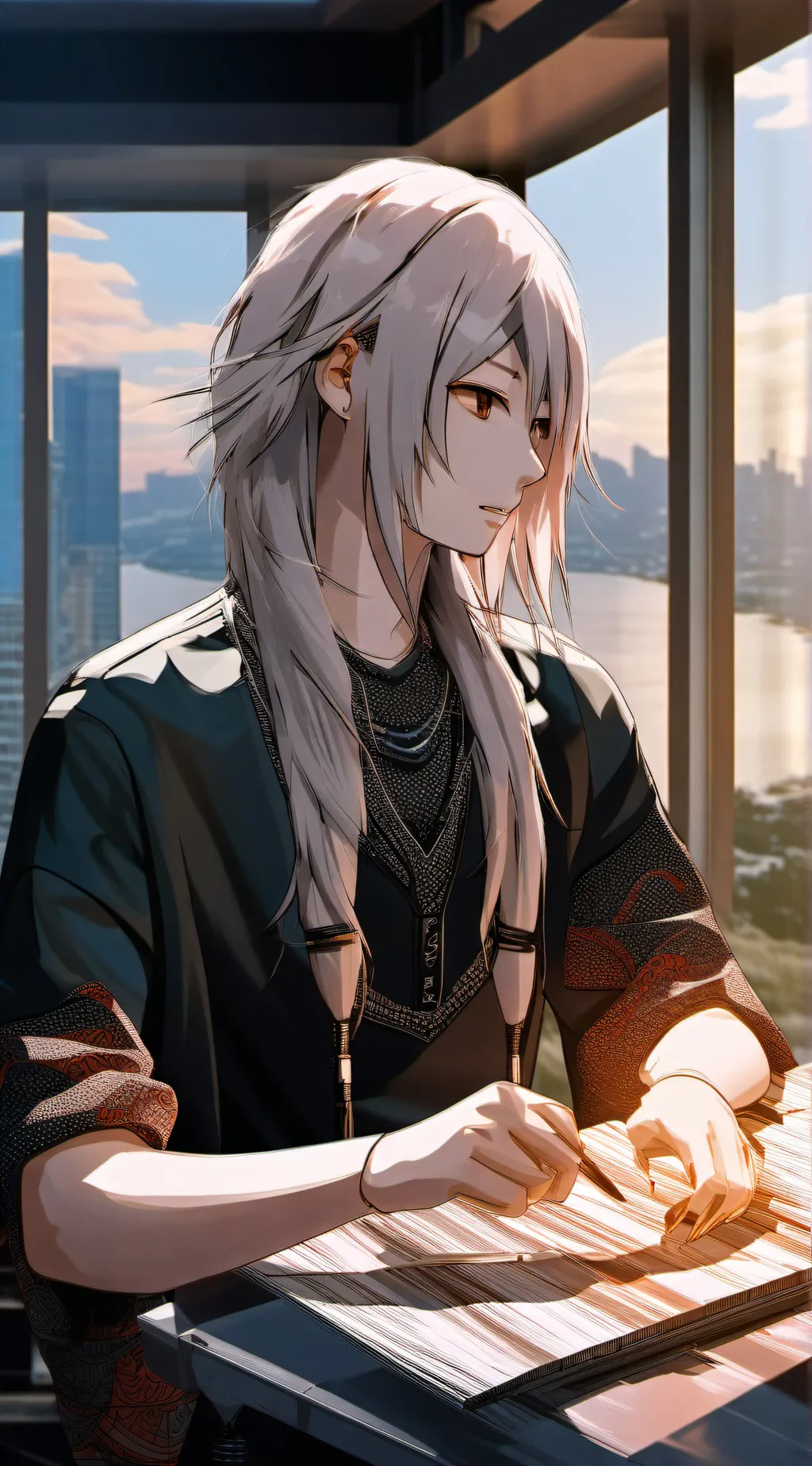 ai character: TianJeye background