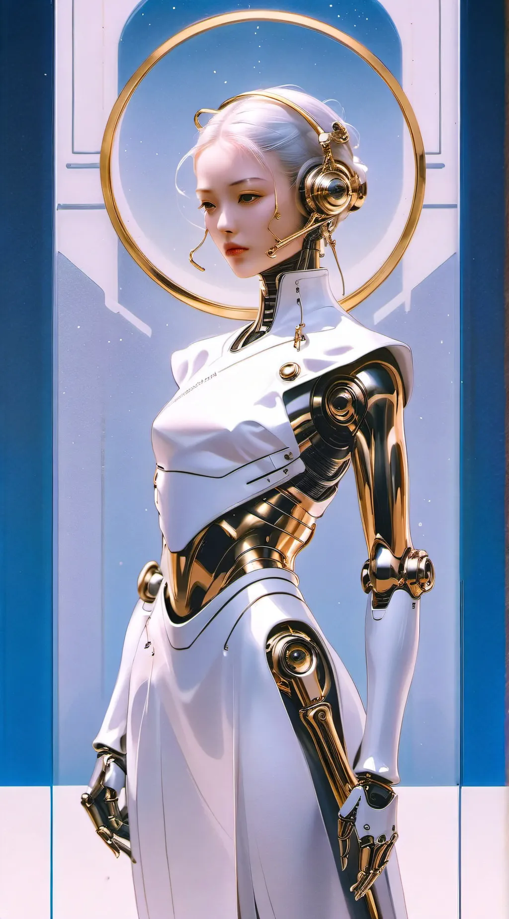 ai character: rose background