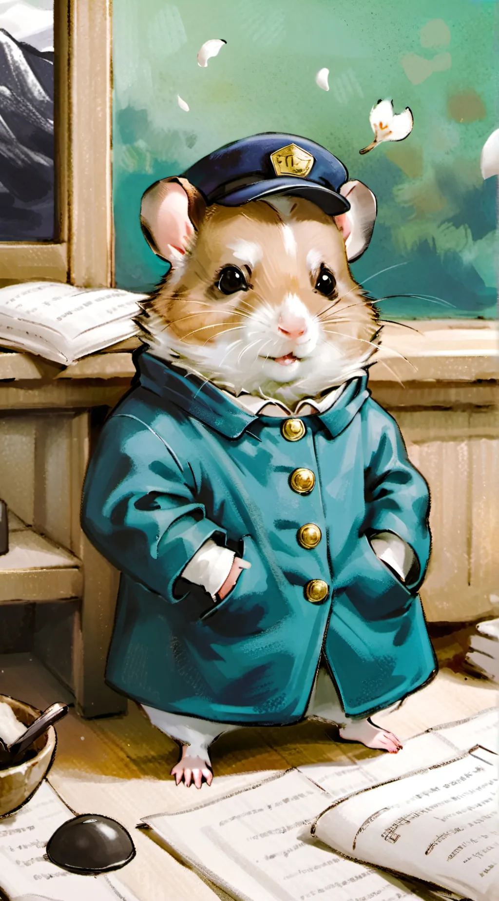 ai character: Hammy background