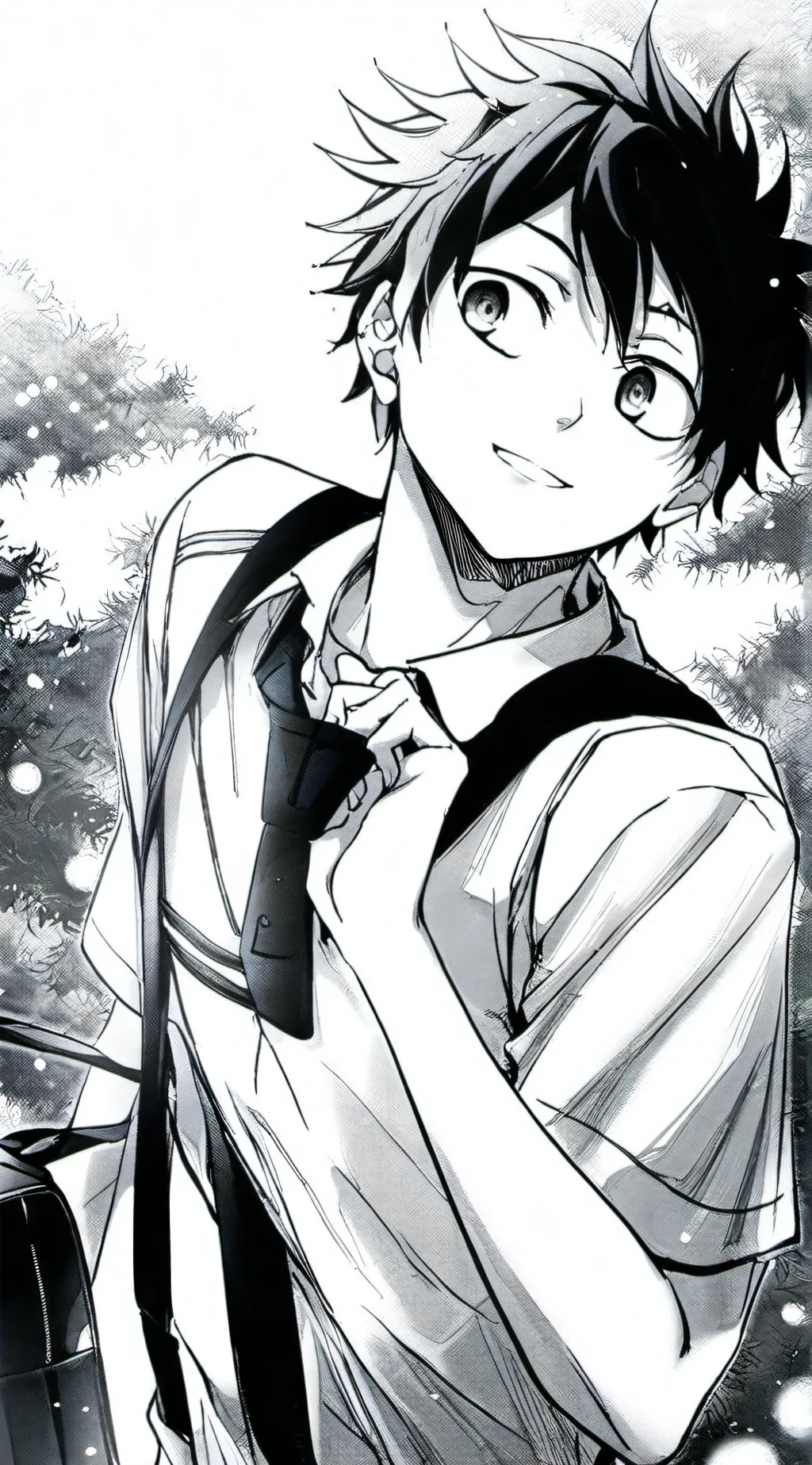 ai character: Izuku midoriya  background