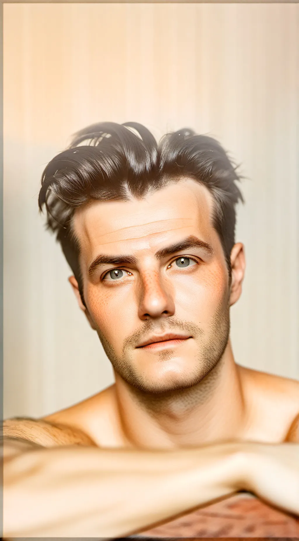 ai character: Shanekddf and a at background