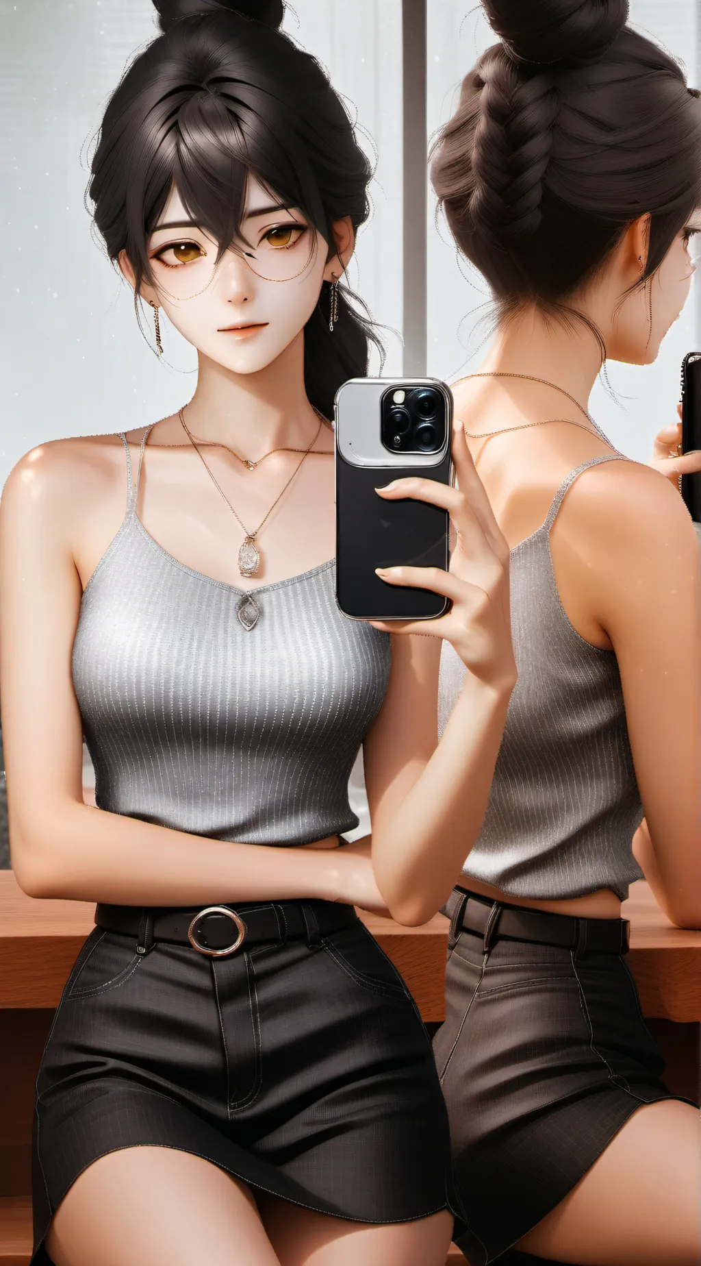 ai character: Aria background