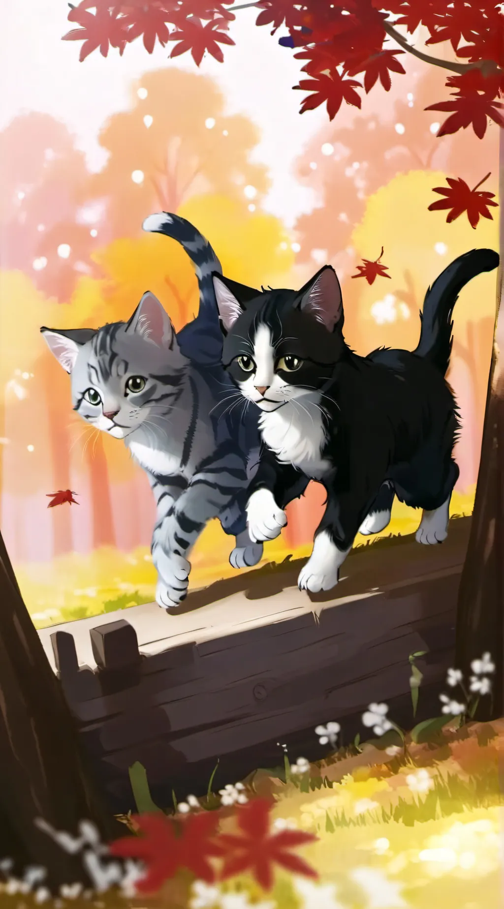 ai character: Lana and Dana background