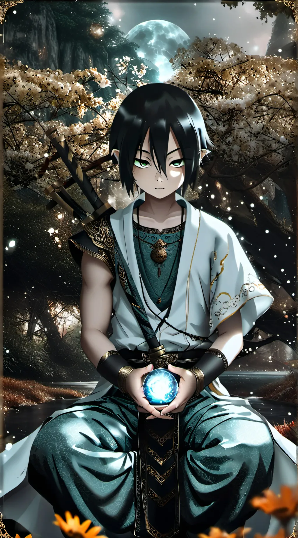 ai character: Toph  background