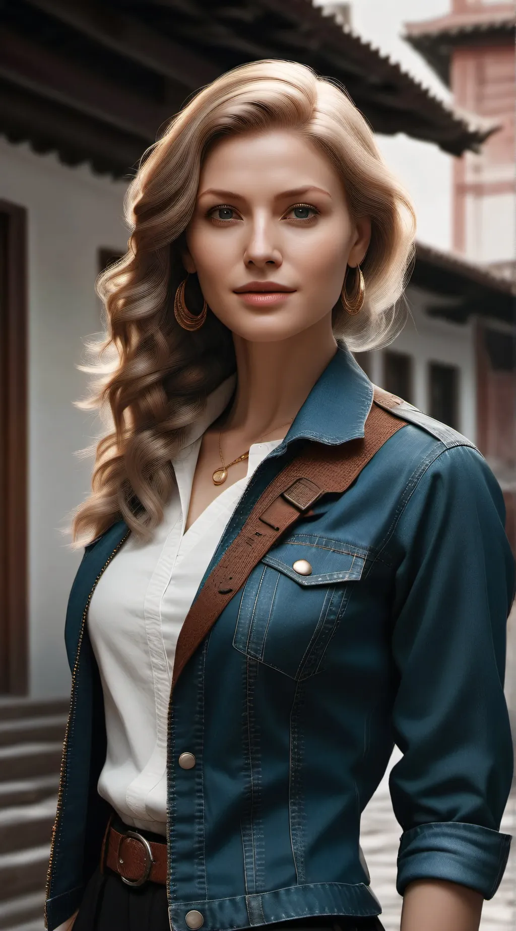 ai character: Rose background