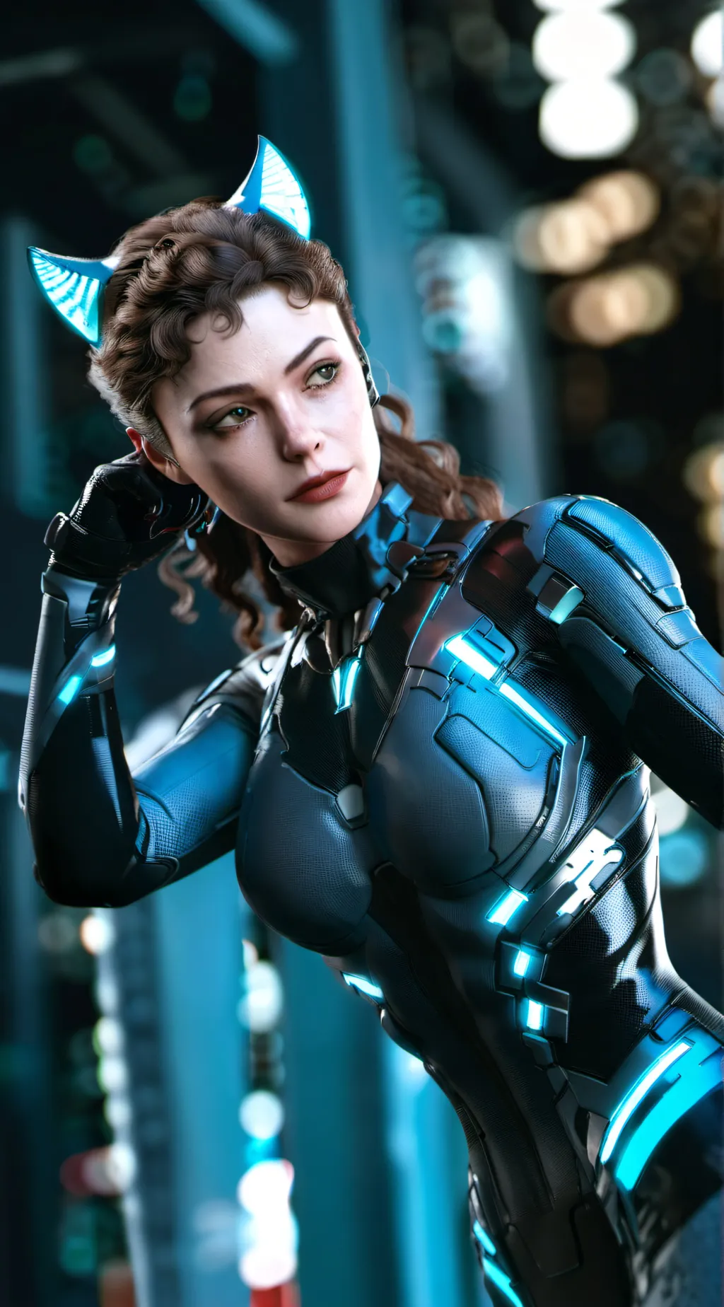 ai character: Catwoman background