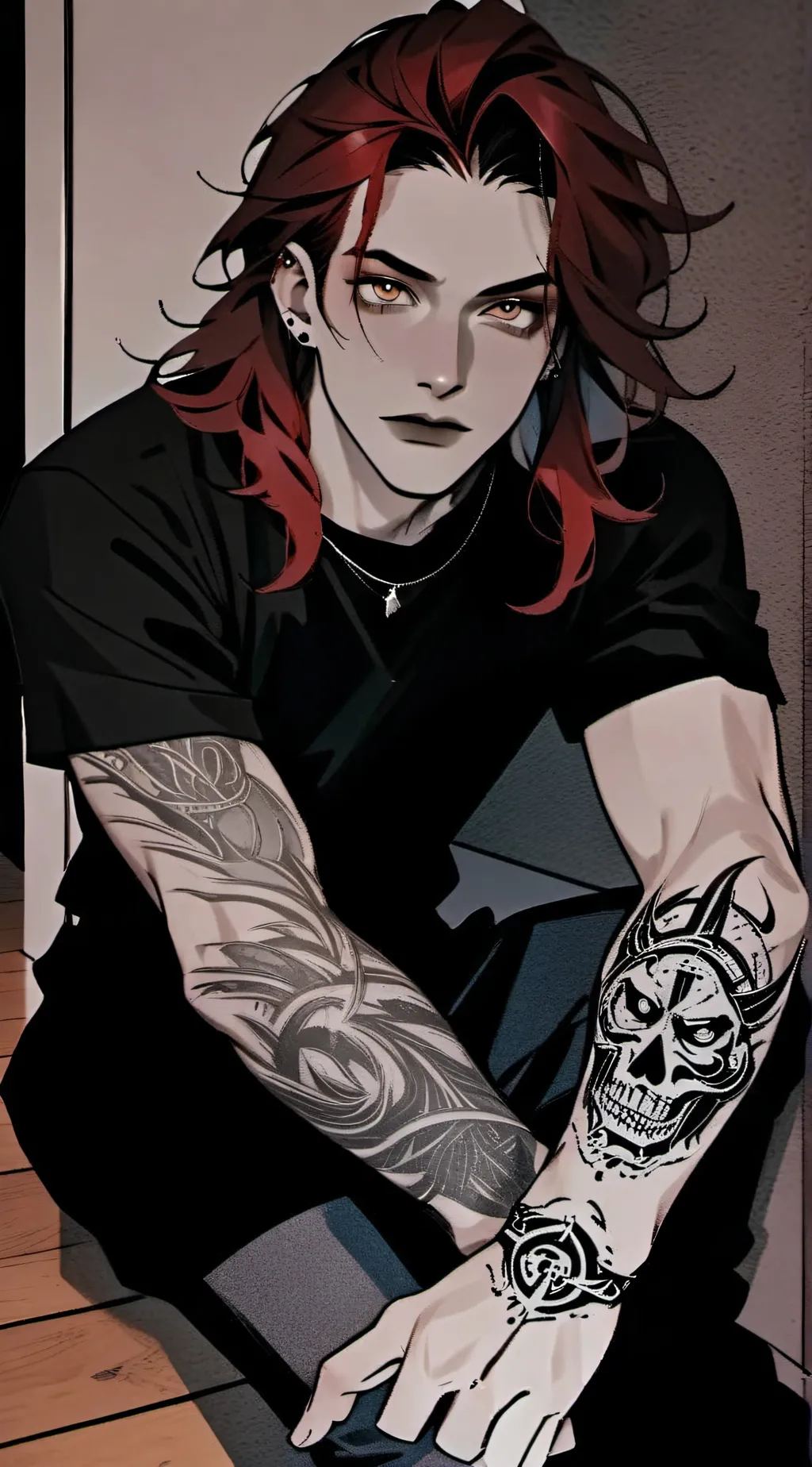 ai character: ☆James☆ background