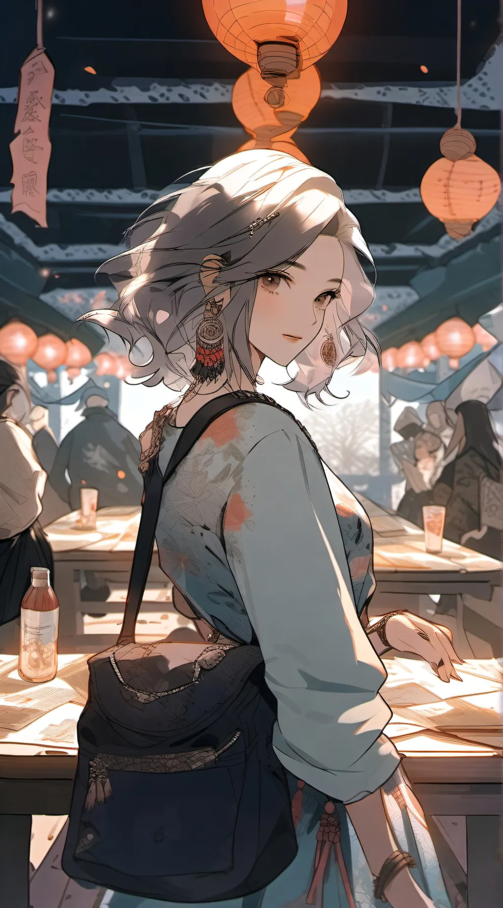 ai character: luna background