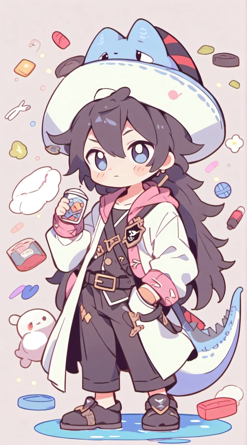 ai character: Zip background