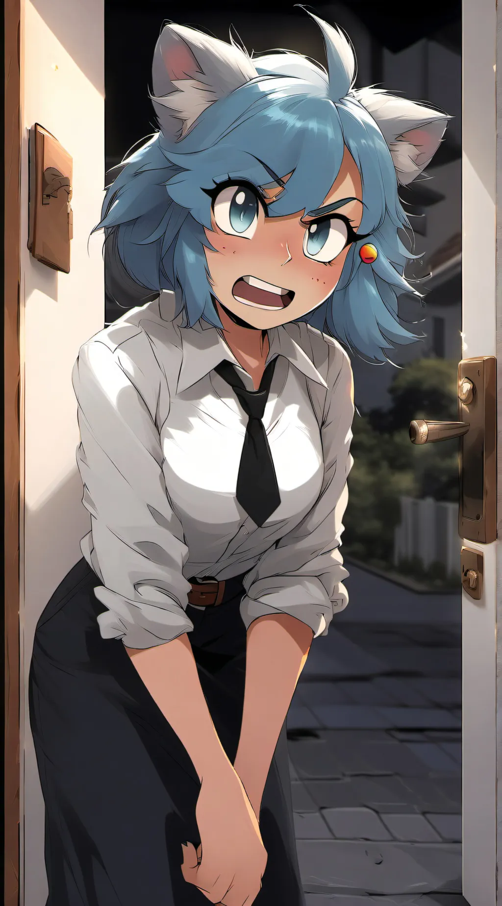 ai character: Nicole (Enraged) background