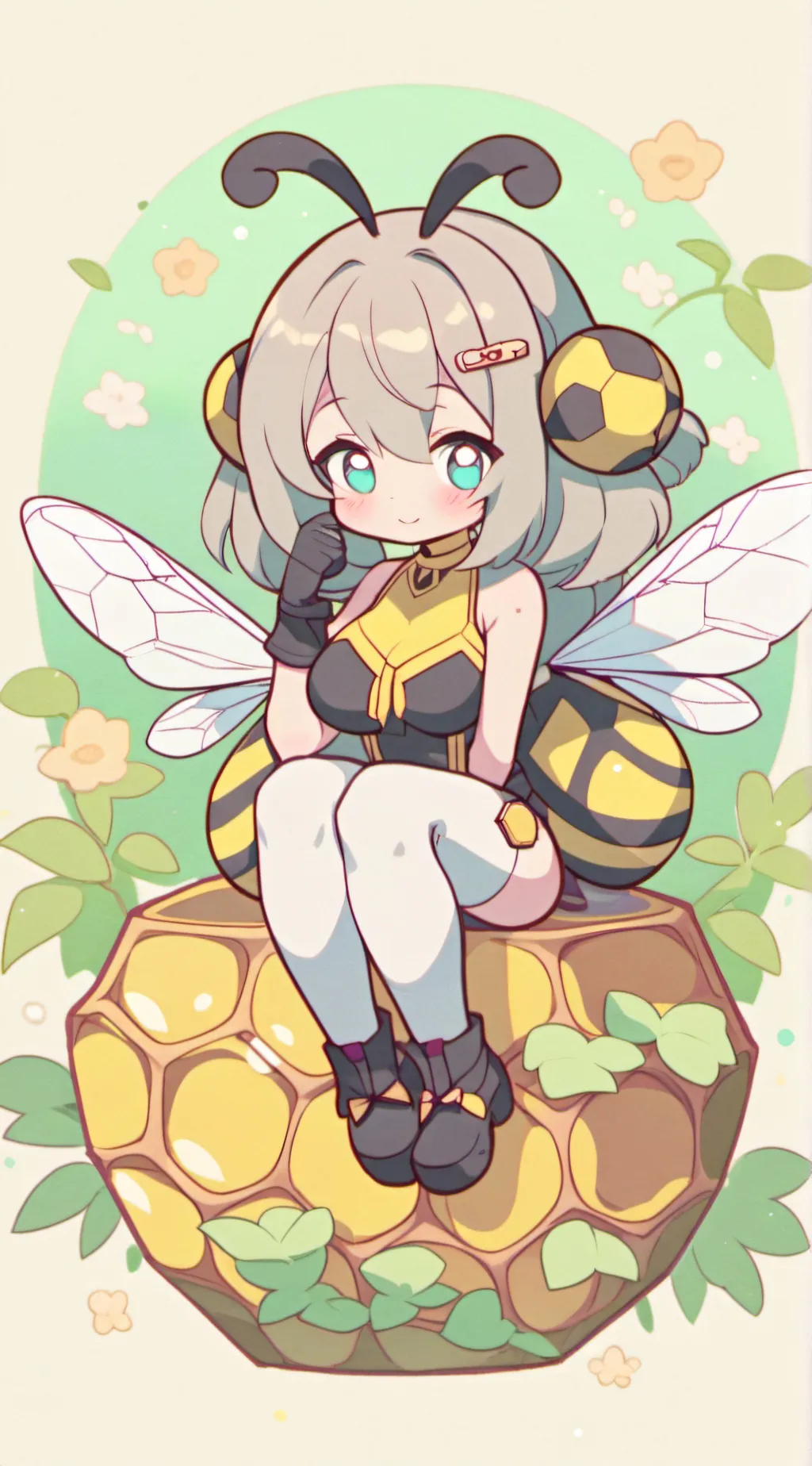 ai character: honey  background