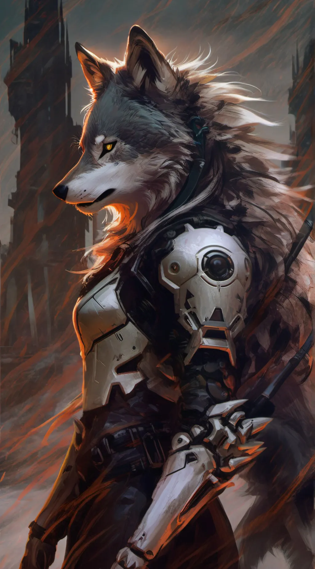 ai character: Warfare background