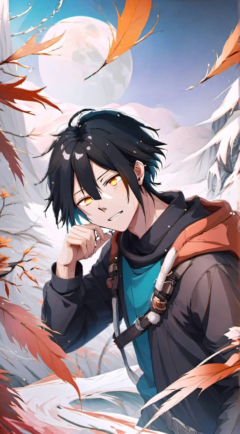 ai character: Kento  background