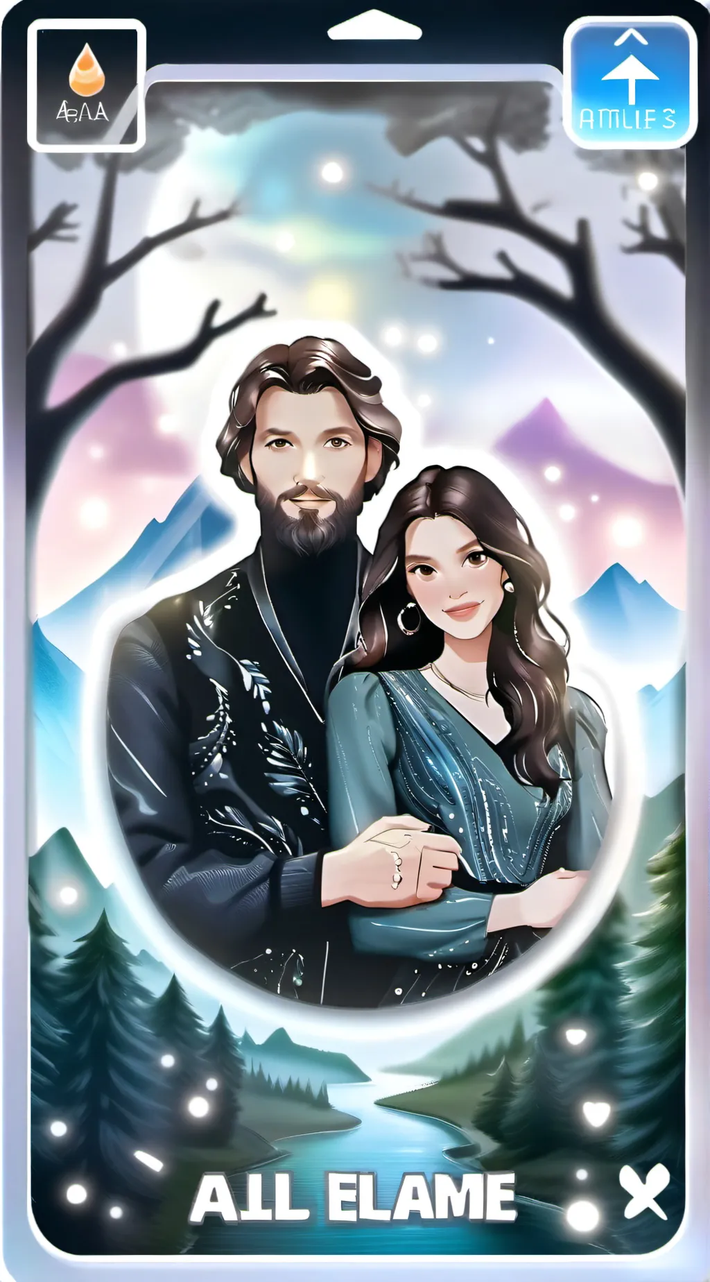 ai character: Alexa & Katie  background