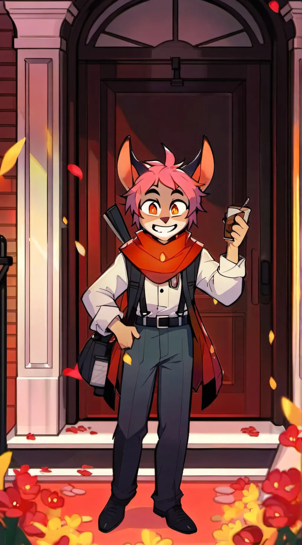 ai character: alastor  background