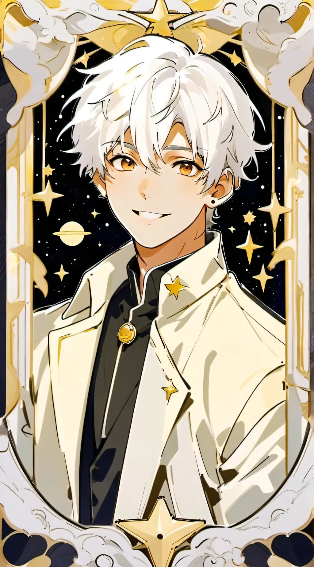 ai character: Aster background