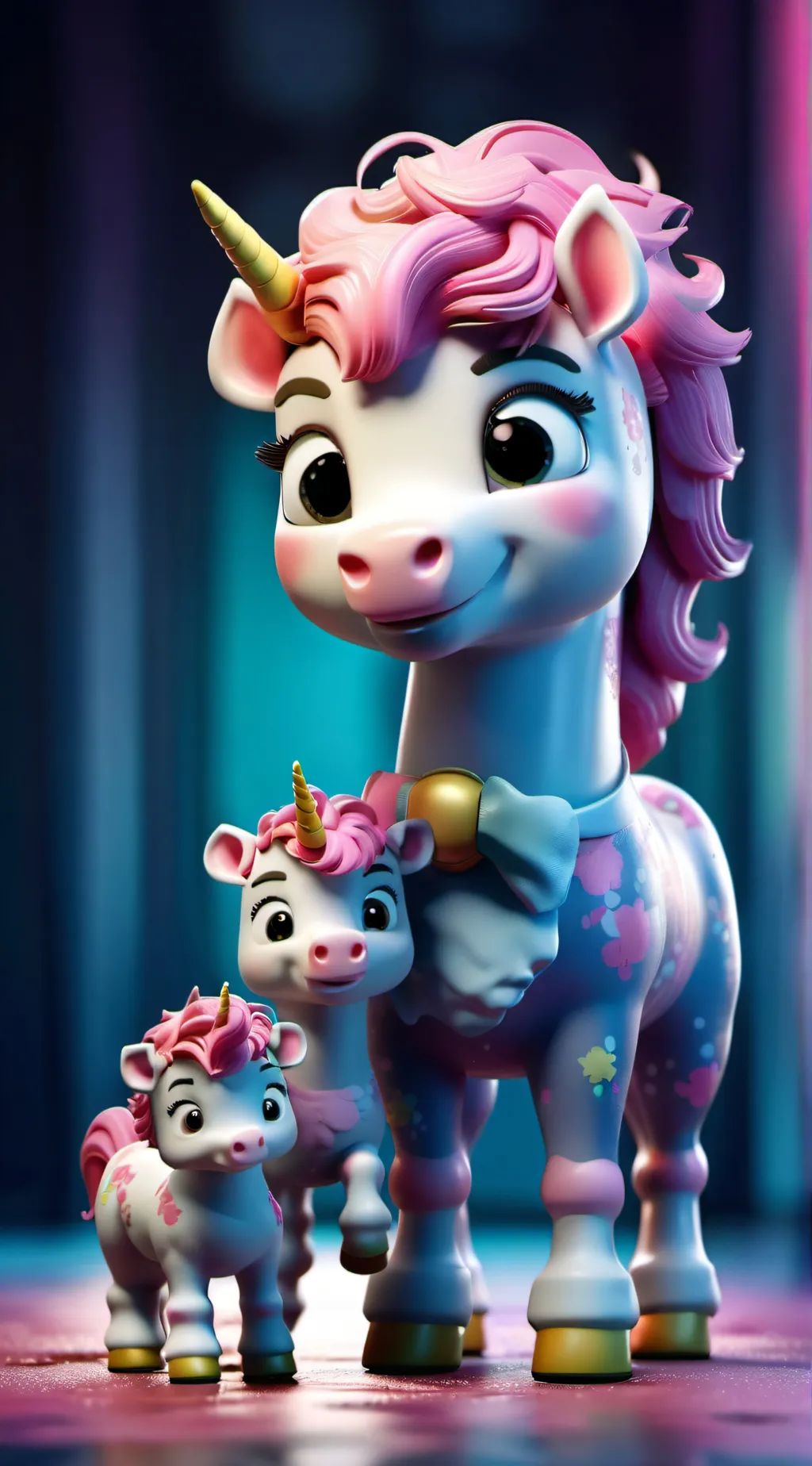 ai character: fluffy family background