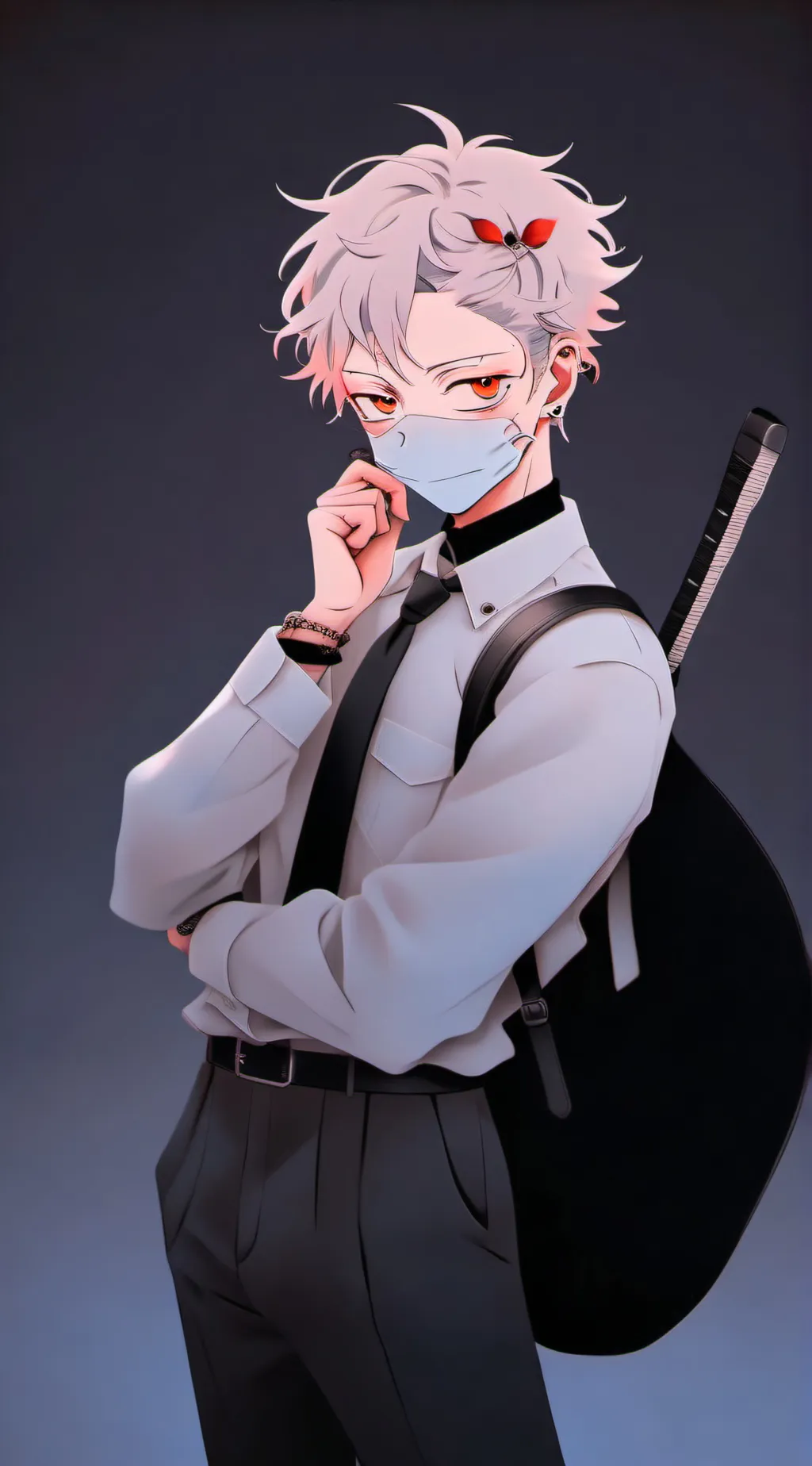 ai character: yuji itdori 🐍 background