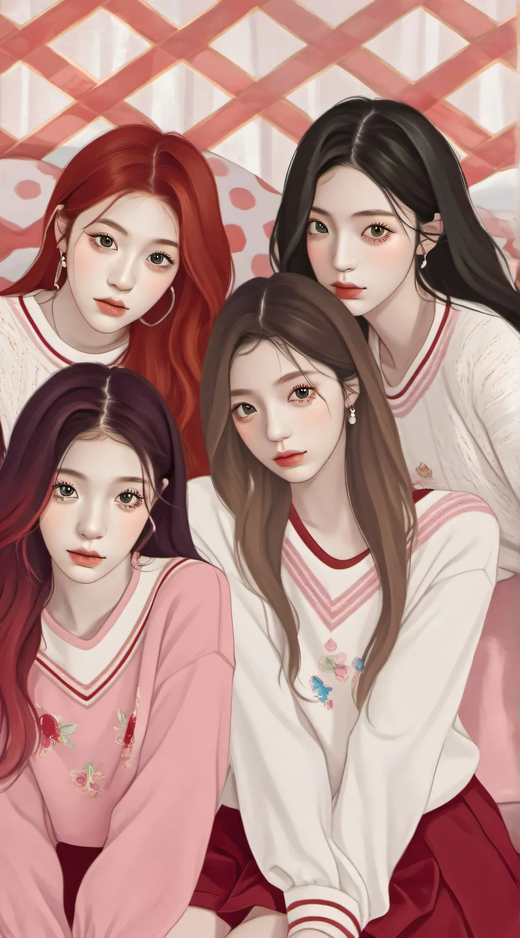 ai character: ITZY background