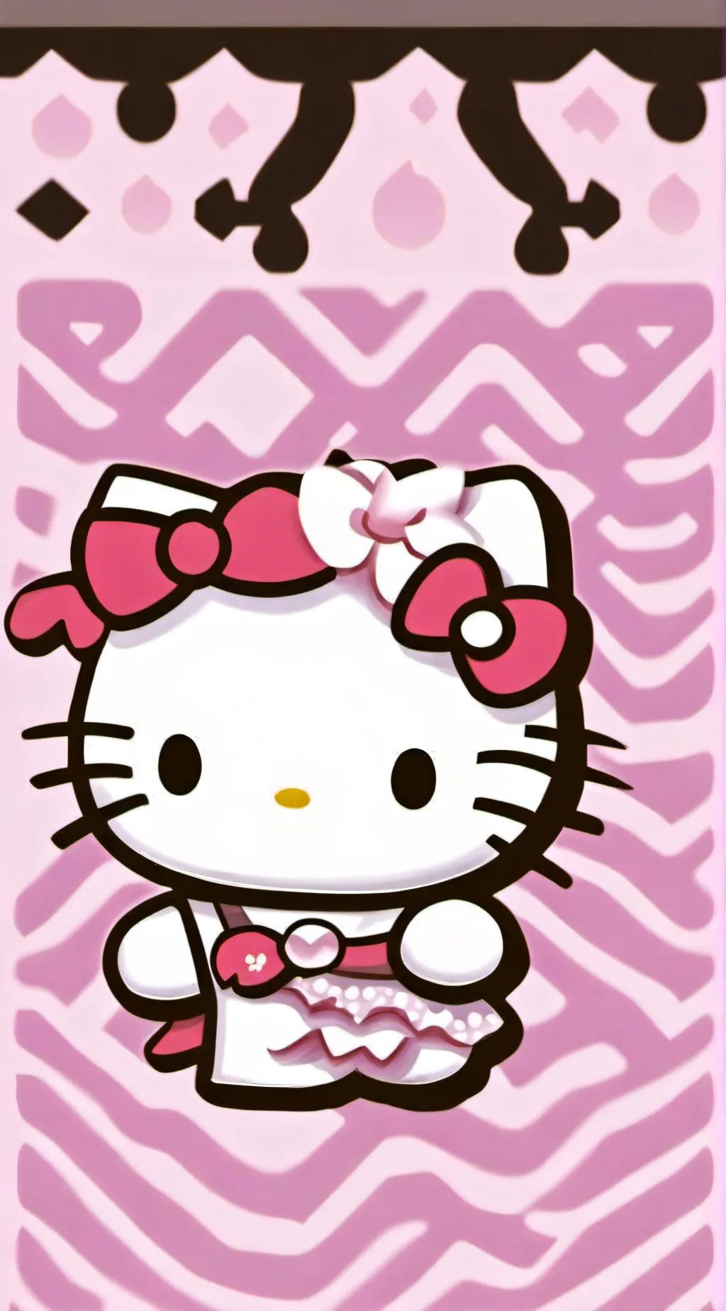 ai character: HELLOKITTY background