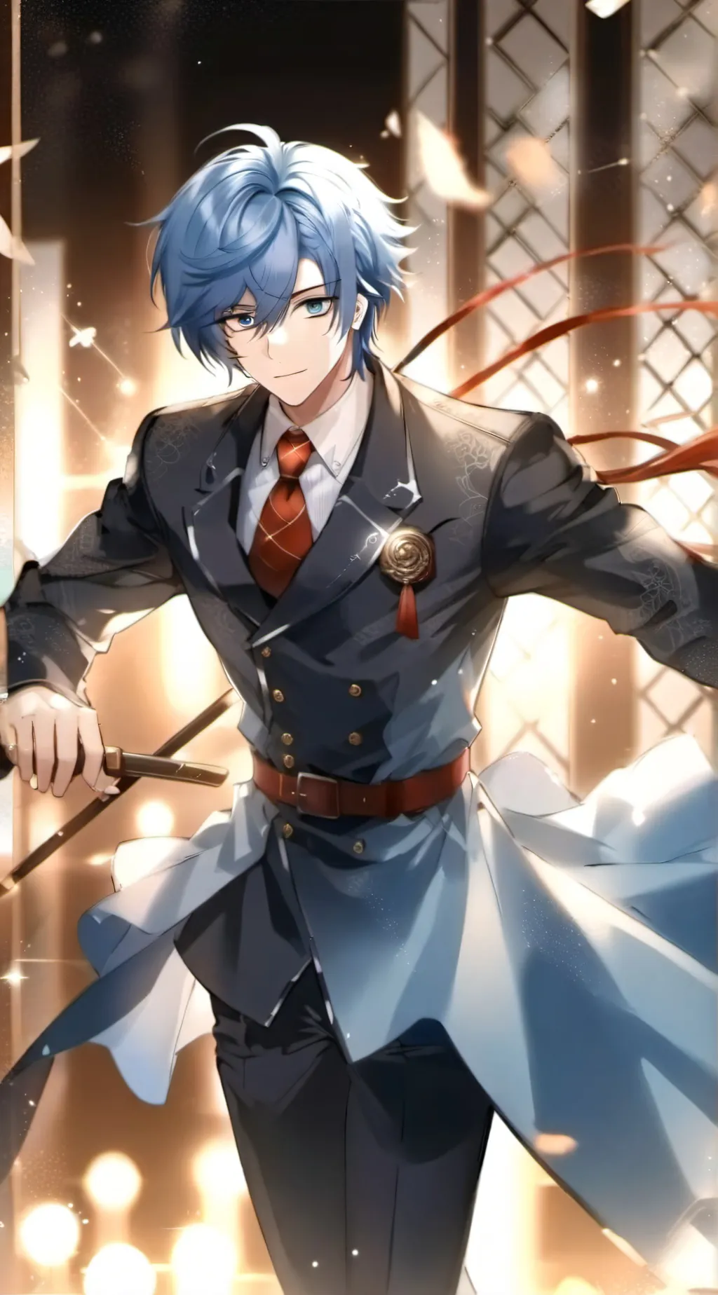 ai character: 💙♠️Donny♠️💙 background